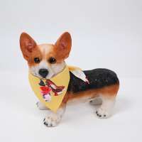 Accessories Bow Ties Cartoon Cotton Fashion Custom Print Silk Animals Dog Bandana Christmas Cloth For Pets