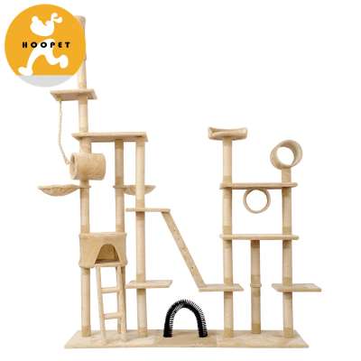 Big Luxury Cat Tree Houses Condo For Cats Multi Family for 5 cats or more