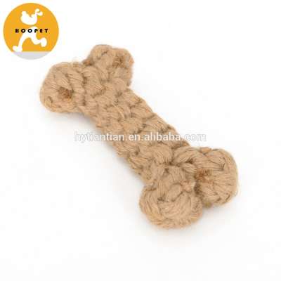 Hot Sale Indestructible Bone Shape Pet Dog Rope Toy For Puppies