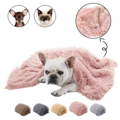 Wholesale OEM soft portable fleece pet blanket dog mat