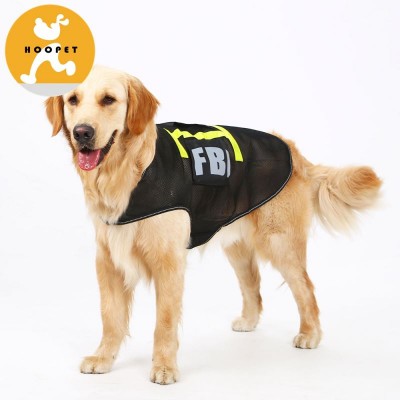 Stylish large dog vest with FBI logo popular big dog clothes