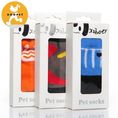 New design fashion pet dog shoes socks with print pattern