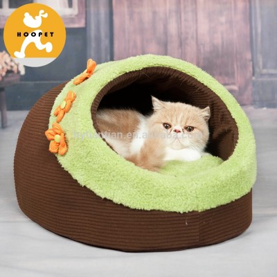 Hoopet dinosaur egg shape dog bed insert with flowers