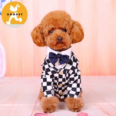 Multi-colored dot flannel cardigan pet dog clothes