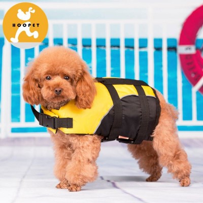 Hot Sell yellow and black life jacket dog coat waterproof pet products