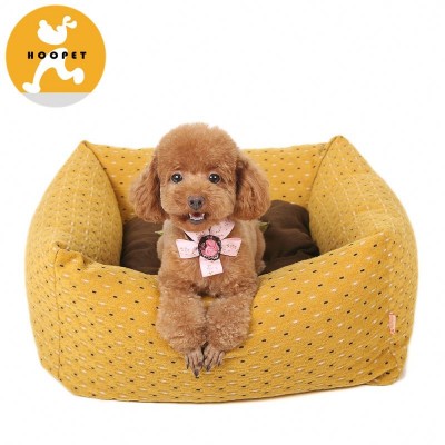 Earth yellow suede fabric products for pet shop pet products wholesale