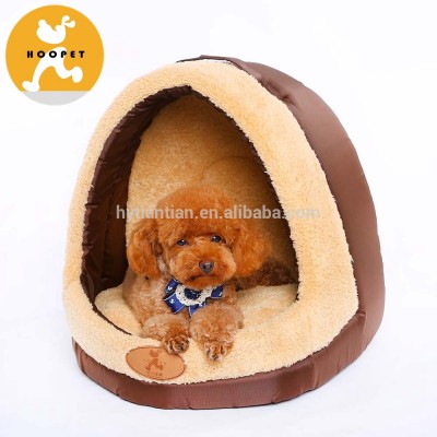 Hoopet half egg shape brown dog bed for car