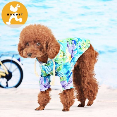 Hawaii floral printed patterns free style dog shirt