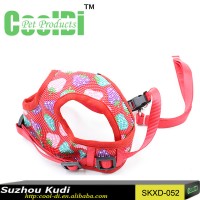 Special design leather dog harness pattern webbing harness