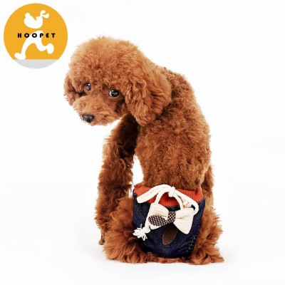 Pet underwear denim sanitary dog pants