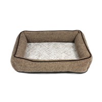 Comfortable Stylish Different Sizes Rectangle Plush Pet Bed For Dog