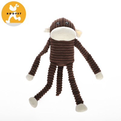 Hot Sell Brown Plush Pet Toy High Quality Monkey Shape Pet Toy Perfect Pet Toy